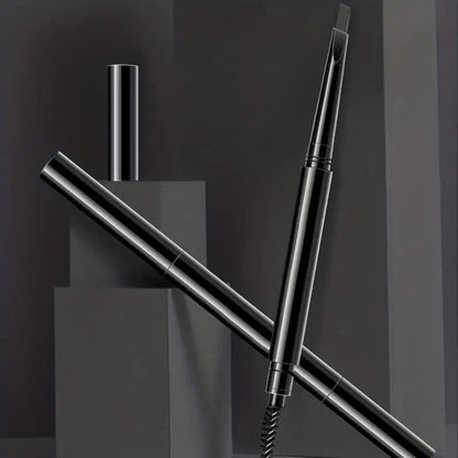 Waterproof Double-Headed Eyebrow Pencil with Sweat- Resistant Brush