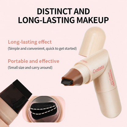 Buy 1 Get 1 Free! Dual‑Ended Waterproof Cat Eye Eyeliner Stamp Pen
